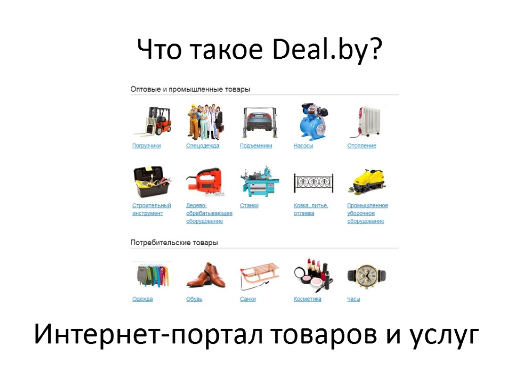 Что такое Deal.by? Интернет-портал товаров и услуг